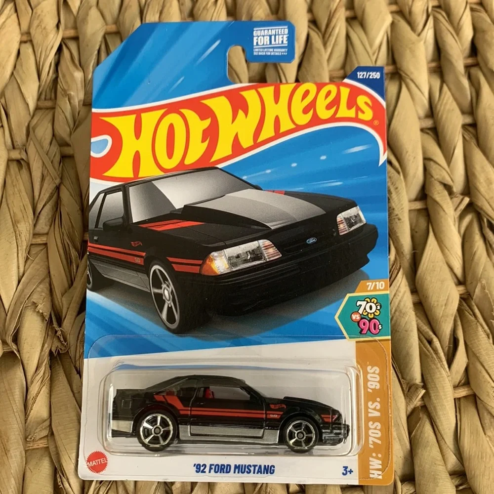 1992 Ford Mustang Hot Wheels 70s vs 90s HotWheels 1990s Black Muscle Car 2025 🆕
